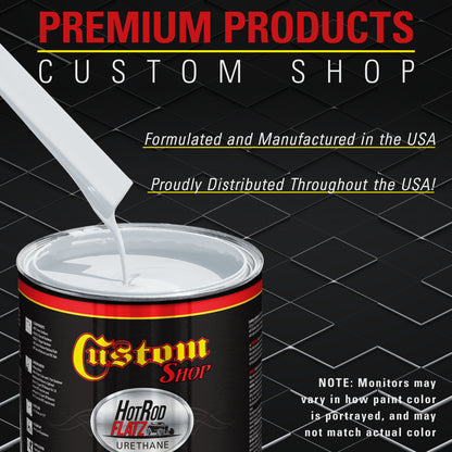 Winter White - Hot Rod Flatz Flat Matte Satin Urethane Auto Paint - Paint Gallon Only Coating, 4:1 Mix
