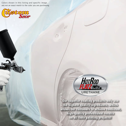 Pure White - Hot Rod Flatz Flat Matte Satin Urethane Auto Paint - Paint Gallon Only Coating, 4:1 Mix