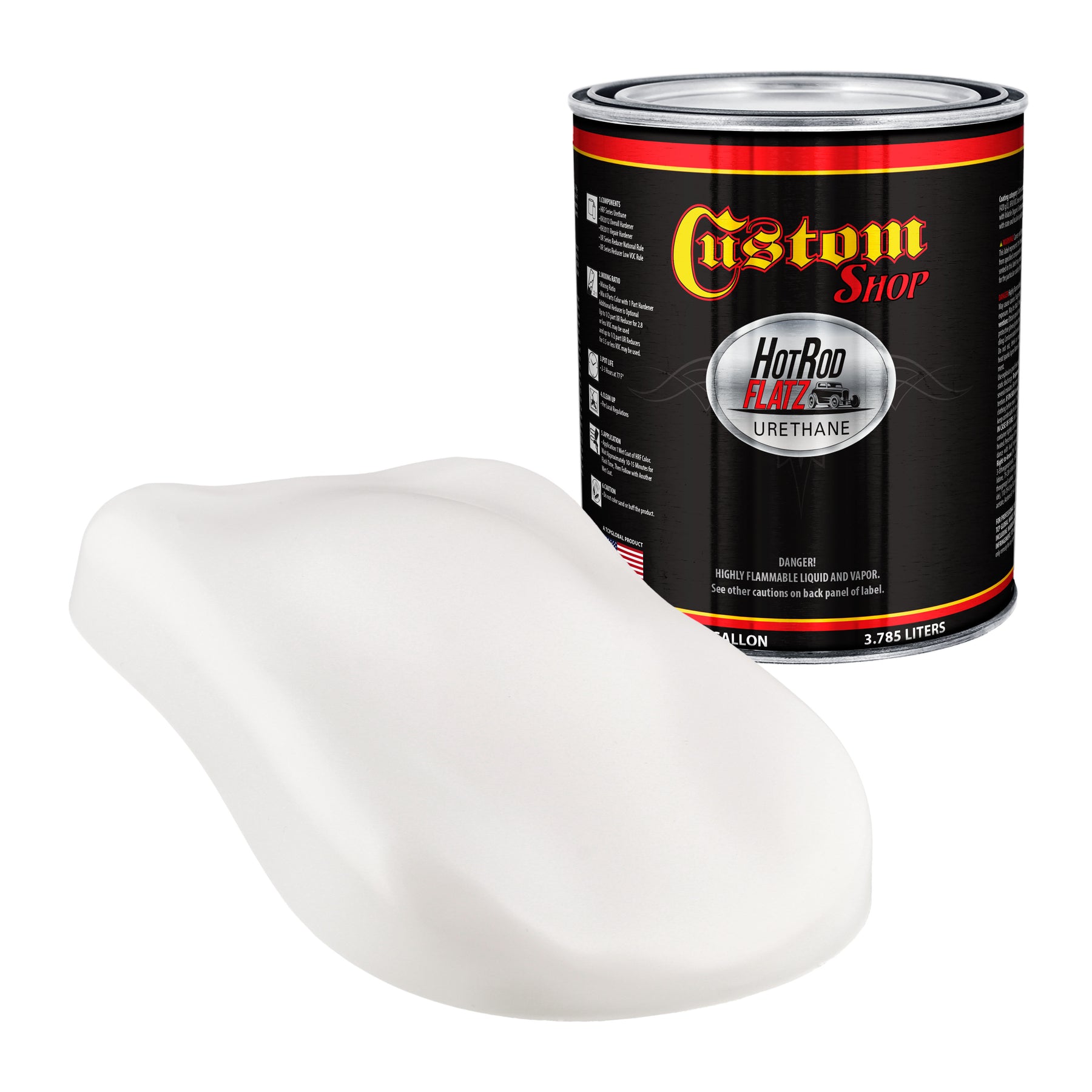 Oxford White - Flatz Hot Rod Flatz Urethane Gallon — TCP Global