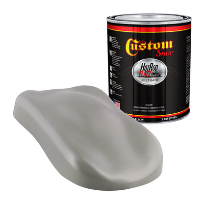 Dove Gray - Hot Rod Flatz Flat Matte Satin Urethane Auto Paint - Paint Gallon Only Coating, 4:1 Mix
