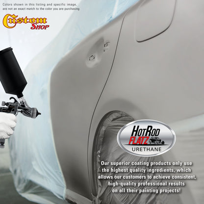 Dove Gray - Hot Rod Flatz Flat Matte Satin Urethane Auto Paint - Paint Gallon Only Coating, 4:1 Mix