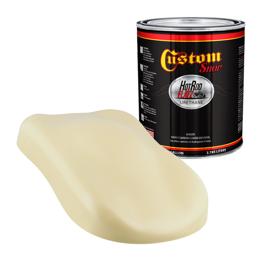 Shoreline Beige - Hot Rod Flatz Flat Matte Satin Urethane Auto Paint - Paint Gallon Only Coating, 4:1