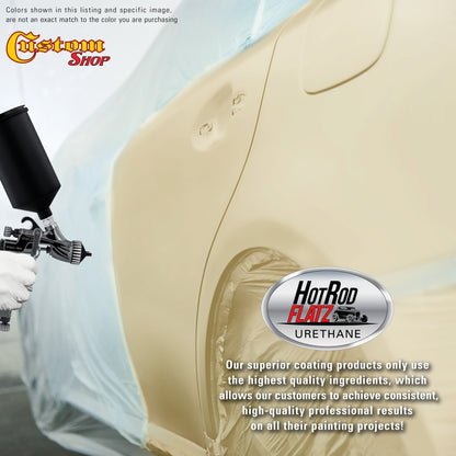 Shoreline Beige - Hot Rod Flatz Flat Matte Satin Urethane Auto Paint - Paint Gallon Only Coating, 4:1