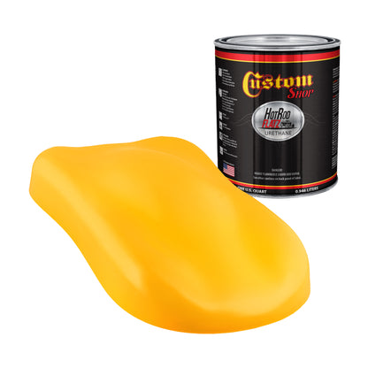 Speed Yellow - Hot Rod Flatz Flat Matte Satin Urethane Auto Paint - Paint Quart Only Coating, 4:1 Mix