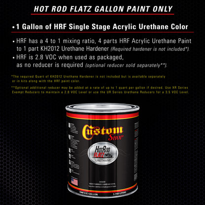 Majestic Purple - Hot Rod Flatz Flat Matte Satin Urethane Auto Paint - Paint Gallon Only Coating, 4:1
