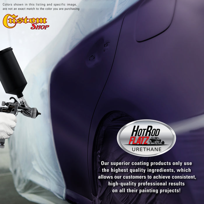 Majestic Purple - Hot Rod Flatz Flat Matte Satin Urethane Auto Paint - Paint Gallon Only - Professional Low Sheen Automotive, Car Truck Coating, 4:1 Mix Ratio