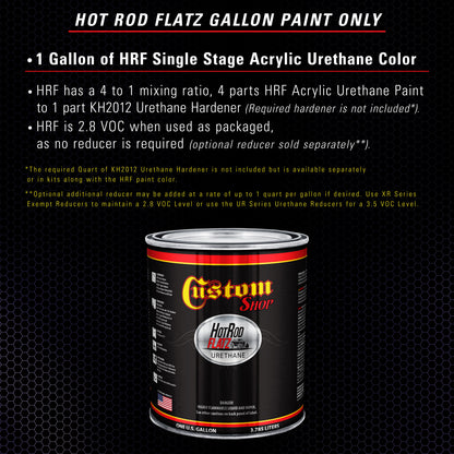 Mystical Purple - Hot Rod Flatz Flat Matte Satin Urethane Auto Paint - Paint Gallon Only Coating, 4:1