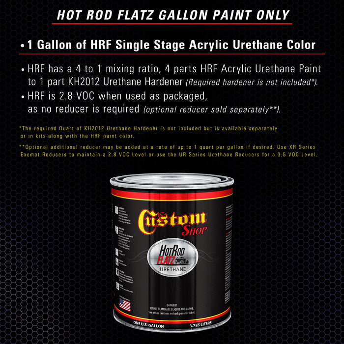 Mystical Purple - Hot Rod Flatz Flat Matte Satin Urethane Auto Paint - Paint Gallon Only - Professional Low Sheen Automotive, Car Truck Coating, 4:1