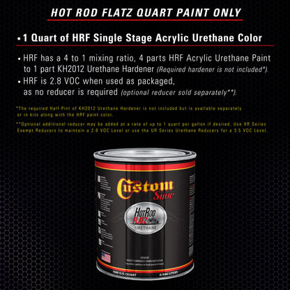 Mystical Purple - Hot Rod Flatz Flat Matte Satin Urethane Auto Paint - Paint Quart Only Coating, 4:1