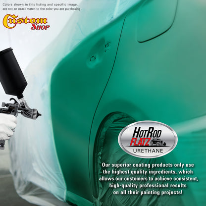 Transport Green - Hot Rod Flatz Flat Matte Satin Urethane Auto Paint - Paint Gallon Only Coating, 4:1