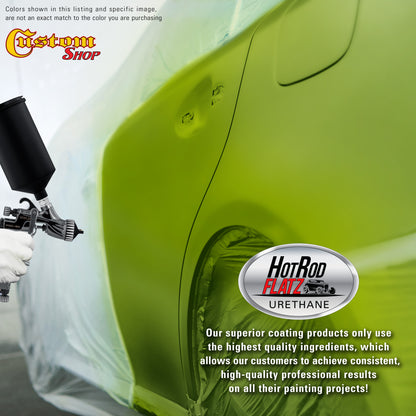 Sublime Green - Hot Rod Flatz Flat Matte Satin Urethane Auto Paint - Paint Gallon Only Coating, 4:1