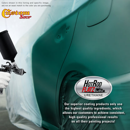 Woodland Green - Hot Rod Flatz Flat Matte Satin Urethane Auto Paint - Paint Quart Only Coating, 4:1