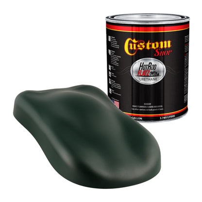 British Racing Green - Hot Rod Flatz Flat Matte Satin Urethane Auto Paint - Paint Gallon Only Coating