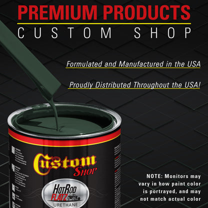 British Racing Green - Hot Rod Flatz Flat Matte Satin Urethane Auto Paint - Paint Gallon Only Coating