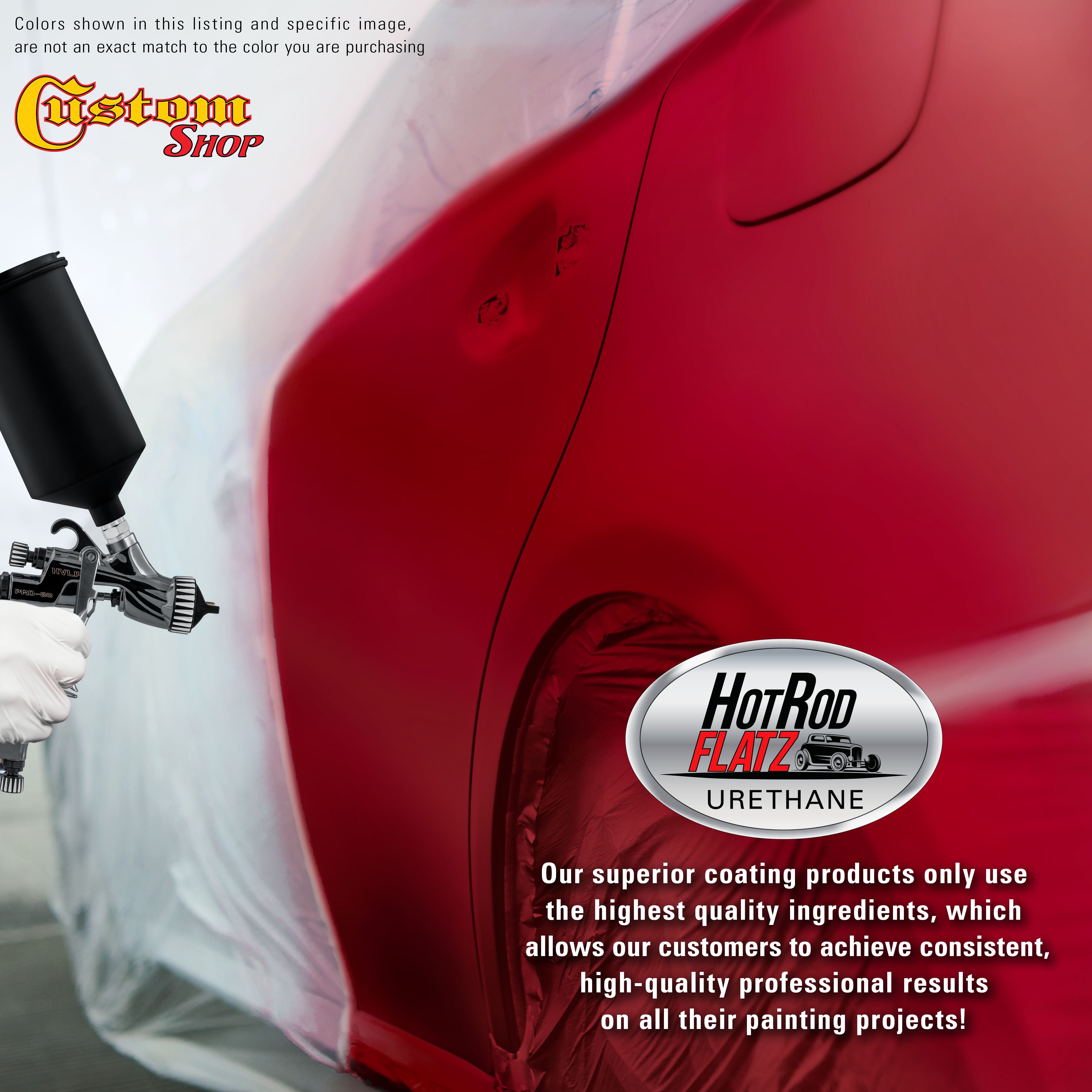 Pro Street Red - Flatz Hot Rod Flatz Urethane Gallon – TCP Global