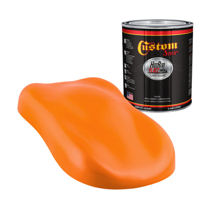 California Orange - Hot Rod Flatz Flat Matte Satin Urethane Auto Paint - Paint Quart Only Coating, 4:1