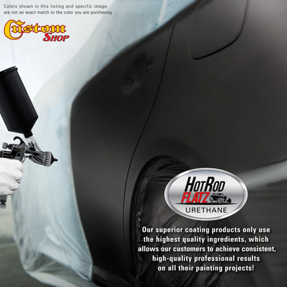 Hot Rod Black - Hot Rod Flatz Flat Matte Satin Urethane Auto Paint - Paint Gallon Only Coating, 4:1