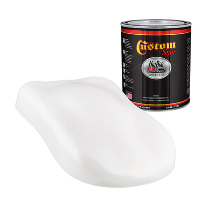 Classic White - Hot Rod Flatz Flat Matte Satin Urethane Auto Paint - Paint Quart Only Coating, 4:1 Mix