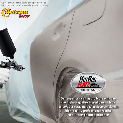 Pewter Silver Metallic - Hot Rod Flatz Flat Matte Satin Urethane Auto Paint - Paint Gallon Only