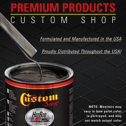 Dark Charcoal Metallic - Hot Rod Flatz Flat Matte Satin Urethane Auto Paint - Paint Quart Only