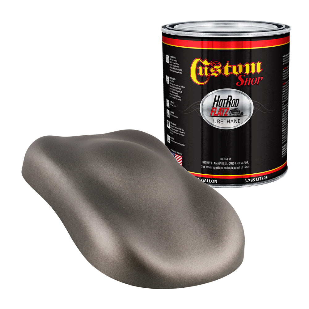 Graphite Gray Metallic-Flatz Hot Rod Flatz Urethane Gallon — TCP