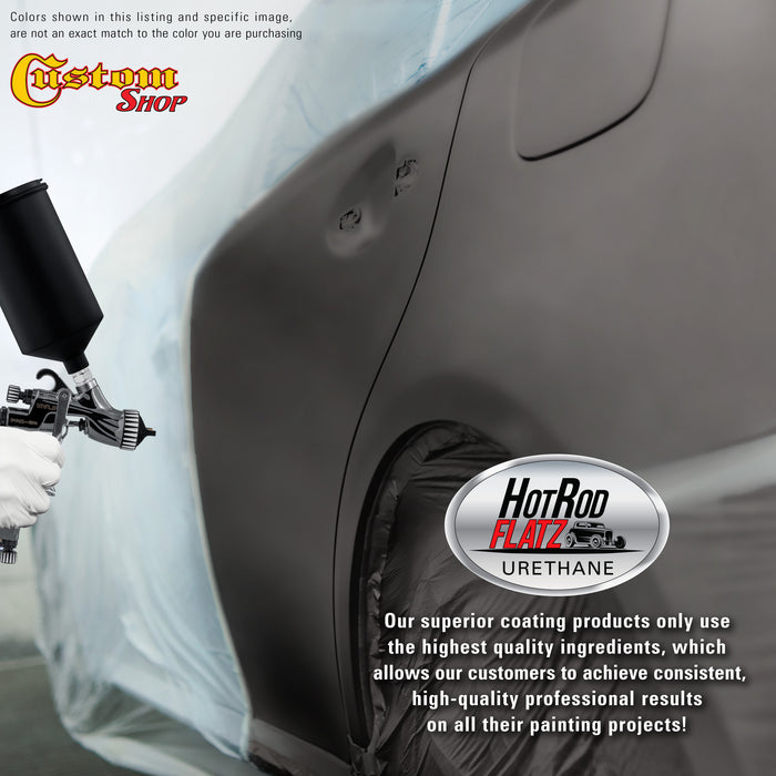 Anthracite Gray Metallic - Hot Rod Flatz Flat Matte Satin Urethane Auto Paint - Paint Gallon Only - Professional Low Sheen Automotive, Car Truck Coating, 4:1 Mix Ratio