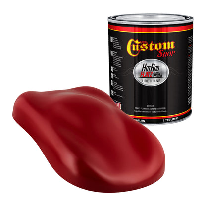 Blood Red - Hot Rod Flatz Flat Matte Satin Urethane Auto Paint - Paint Gallon Only Coating, 4:1 Mix