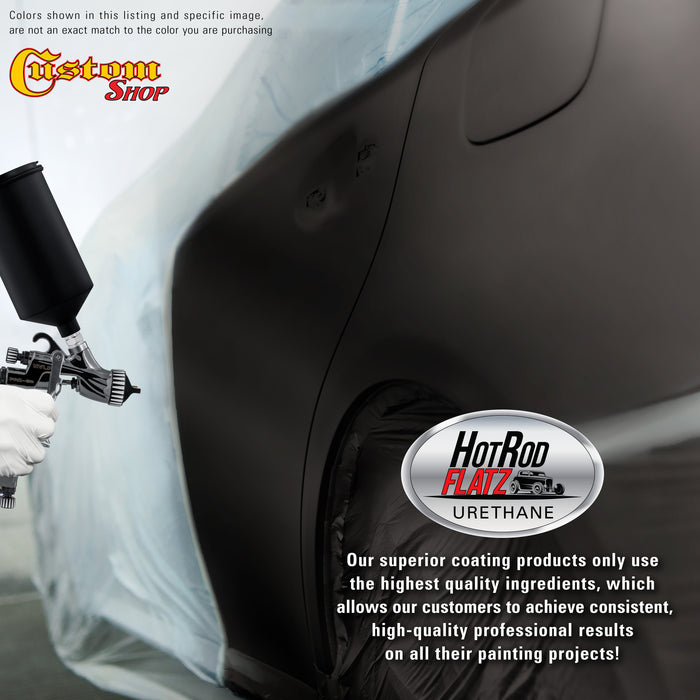 Black Sparkle Metallic - Hot Rod Flatz Flat Matte Satin Urethane Auto Paint - Paint Quart Only - Professional Low Sheen Automotive, Car Truck