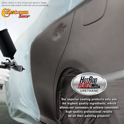 Meteor Gray Metallic - Hot Rod Flatz Flat Matte Satin Urethane Auto Paint - Paint Quart Only Coating
