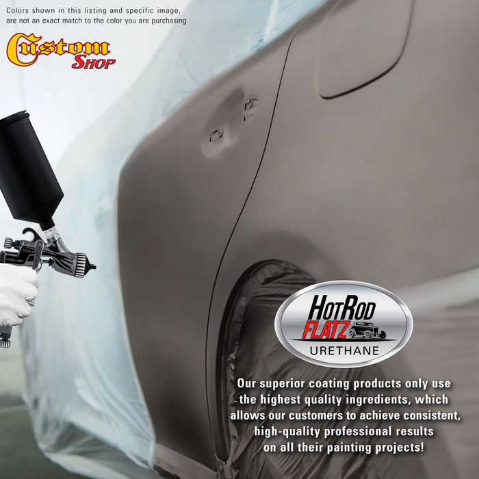 Tunnel Ram Gray Metallic - Hot Rod Flatz Flat Matte Satin Urethane Auto Paint - Paint Gallon Only - Professional Low Sheen Automotive, Car Truck Coating, 4:1 Mix Ratio