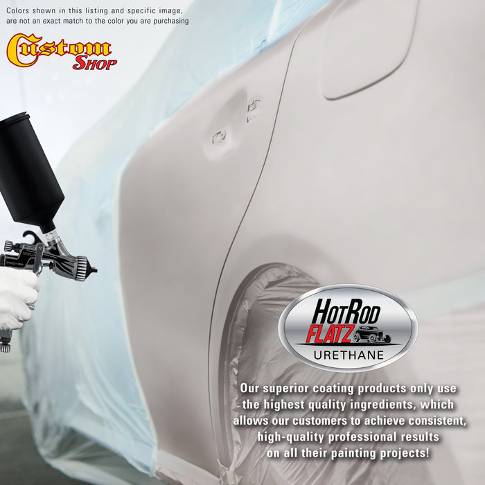 Iridium Silver Metallic - Hot Rod Flatz Flat Matte Satin Urethane Auto Paint - Paint Gallon Only - Professional Low Sheen Automotive, Car Truck Coating, 4:1 Mix Ratio