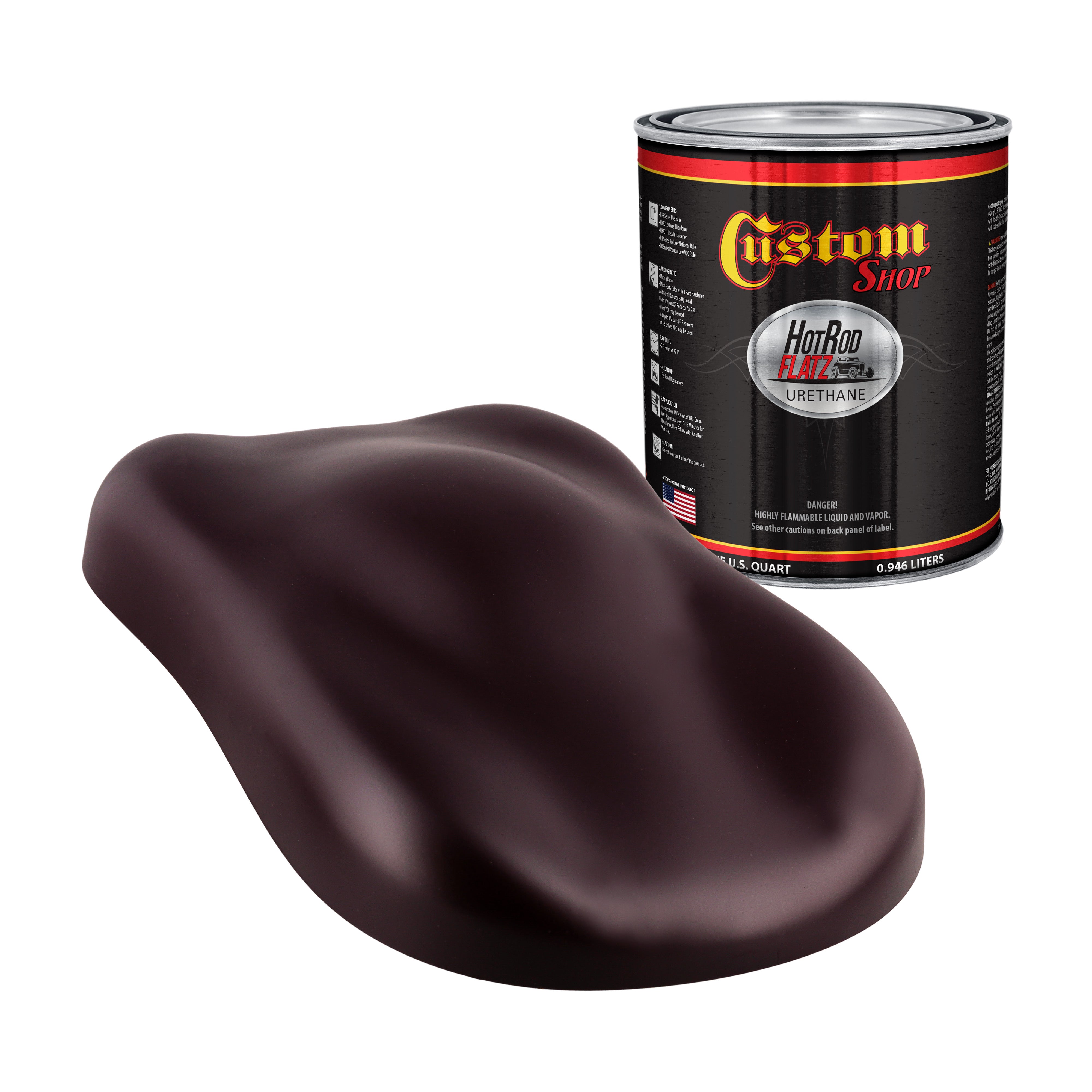 ファンデーション MARU Deep Maroon - Flatz Hot Rod Flatz Urethane Quart – TCP Global