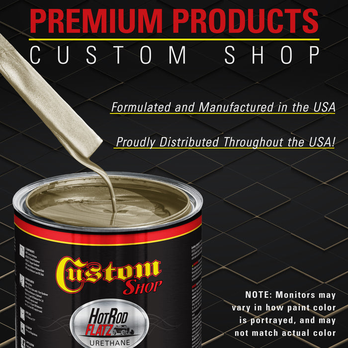 Arizona Bronze Metallic - Hot Rod Flatz Flat Matte Satin Urethane Auto Paint - Paint Quart Only - Professional Low Sheen Automotive, Car Truck