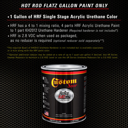 Champagne Gold Metallic - Hot Rod Flatz Flat Matte Satin Urethane Auto Paint - Paint Gallon Only