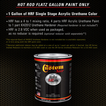Anniversary Gold Metallic - Hot Rod Flatz Flat Matte Satin Urethane Auto Paint - Paint Gallon Only