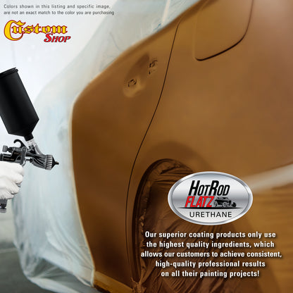 Sunburst Orange Metallic - Hot Rod Flatz Flat Matte Satin Urethane Auto Paint - Paint Quart Only