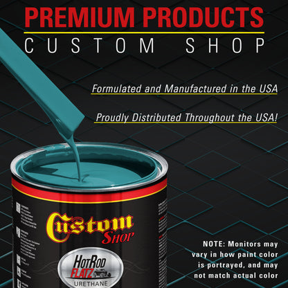 Steel Blue - Hot Rod Flatz Flat Matte Satin Urethane Auto Paint - Paint Gallon Only Coating, 4:1 Mix