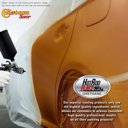 Atomic Orange Pearl - Hot Rod Flatz Flat Matte Satin Urethane Auto Paint - Paint Gallon Only Coating