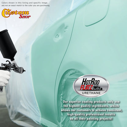 Light Aqua - Hot Rod Flatz Flat Matte Satin Urethane Auto Paint - Paint Gallon Only Coating, 4:1 Mix