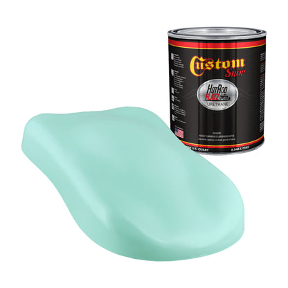 Light Aqua - Hot Rod Flatz Flat Matte Satin Urethane Auto Paint - Paint Quart Only Coating, 4:1 Mix