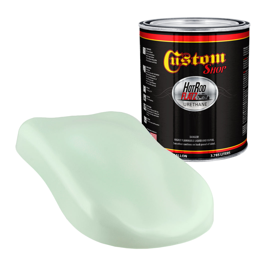 Mint - Hot Rod Flatz Flat Matte Satin Urethane Auto Paint - Paint Gallon Only Coating, 4:1 Mix Ratio