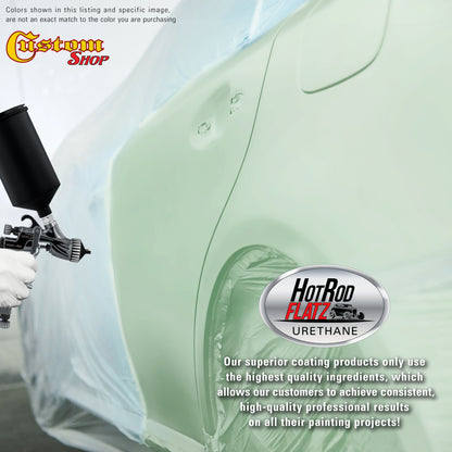 Mint - Hot Rod Flatz Flat Matte Satin Urethane Auto Paint - Paint Quart Only Coating, 4:1 Mix Ratio