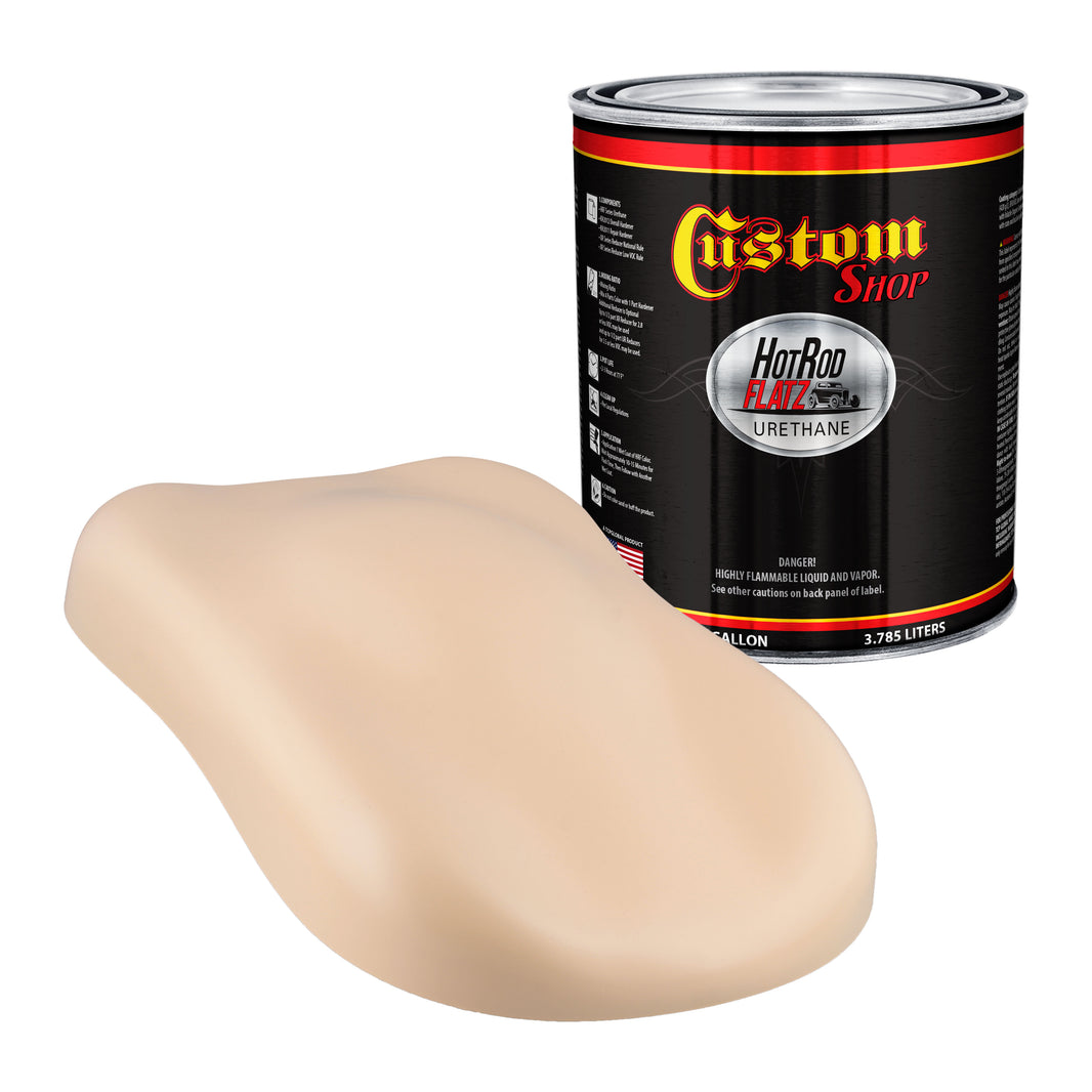 Peach - Hot Rod Flatz Flat Matte Satin Urethane Auto Paint - Paint Gallon Only Coating, 4:1 Mix Ratio