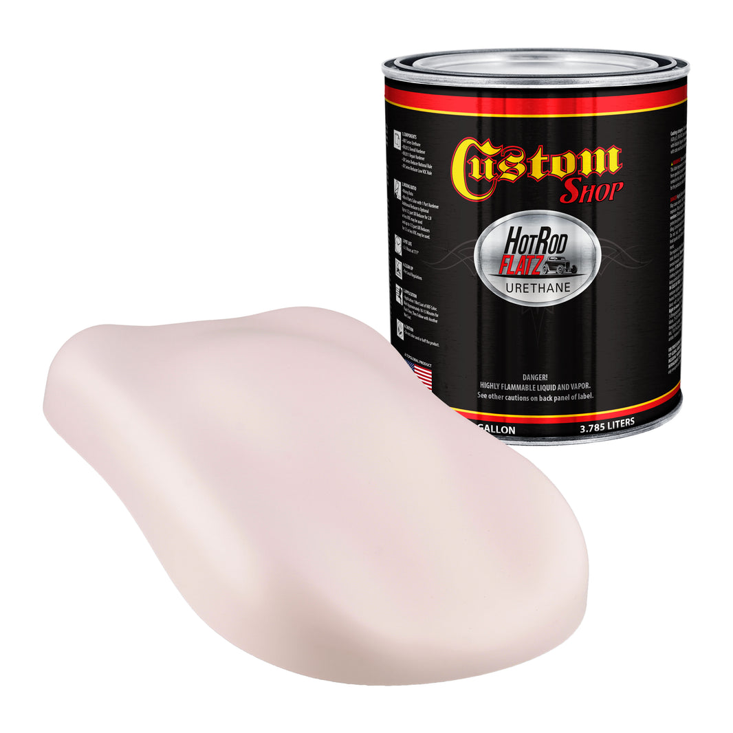Pink - Hot Rod Flatz Flat Matte Satin Urethane Auto Paint - Paint Gallon Only Coating, 4:1 Mix Ratio