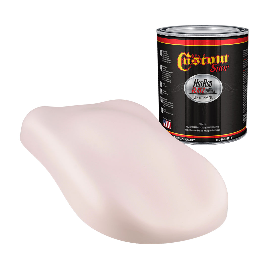Pink - Hot Rod Flatz Flat Matte Satin Urethane Auto Paint - Paint Quart Only Coating, 4:1 Mix Ratio