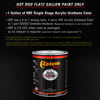 Light Purple - Hot Rod Flatz Flat Matte Satin Urethane Auto Paint - Paint Gallon Only Coating, 4:1 Mix