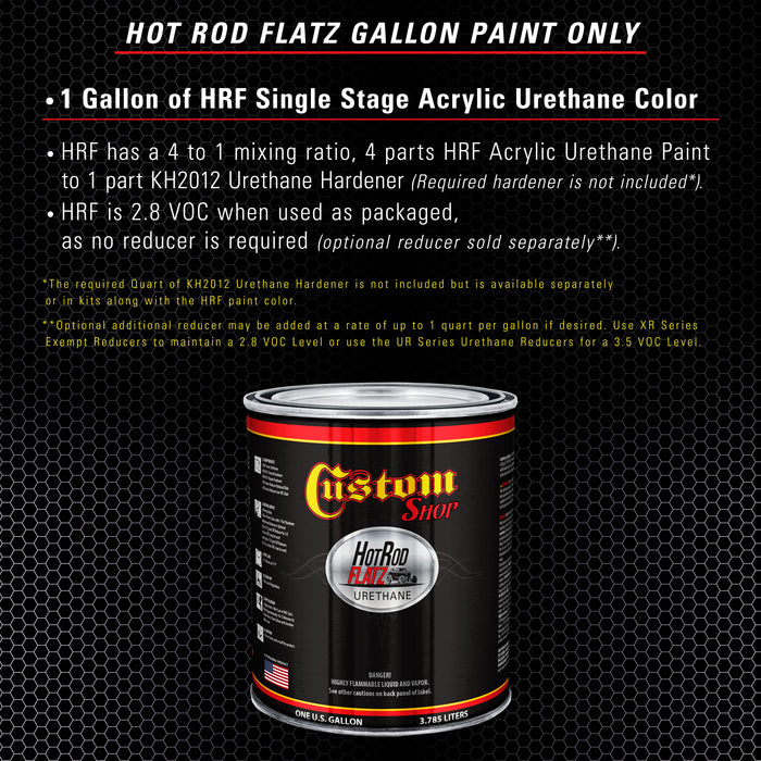 Light Purple - Hot Rod Flatz Flat Matte Satin Urethane Auto Paint - Paint Gallon Only - Professional Low Sheen Automotive, Car Truck Coating, 4:1 Mix Ratio