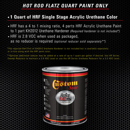 Light Purple - Hot Rod Flatz Flat Matte Satin Urethane Auto Paint - Paint Quart Only Coating, 4:1 Mix