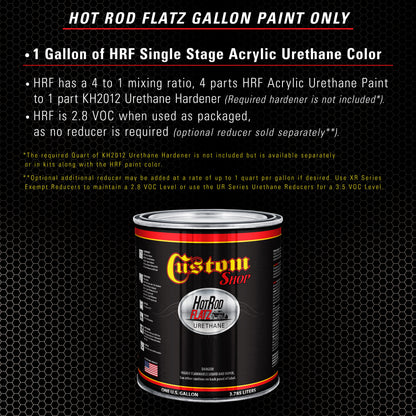 Mocha Frost Metallic - Hot Rod Flatz Flat Matte Satin Urethane Auto Paint - Paint Gallon Only Coating