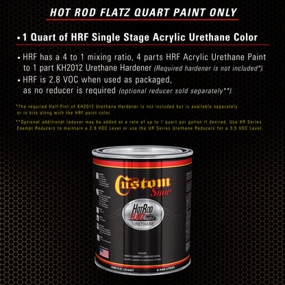 Ginger Metallic - Hot Rod Flatz Flat Matte Satin Urethane Auto Paint - Paint Quart Only Coating, 4:1